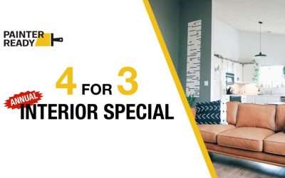 Past Promotion: Annual Interior 4-for-3 Painting Special