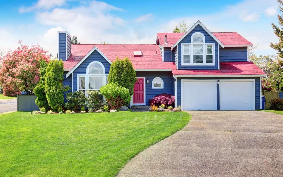 A home with exterior painting.
